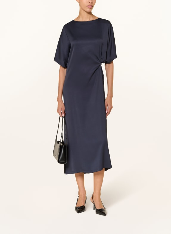 DRYKORN Kleid in Wickeloptik DUNKELBLAU