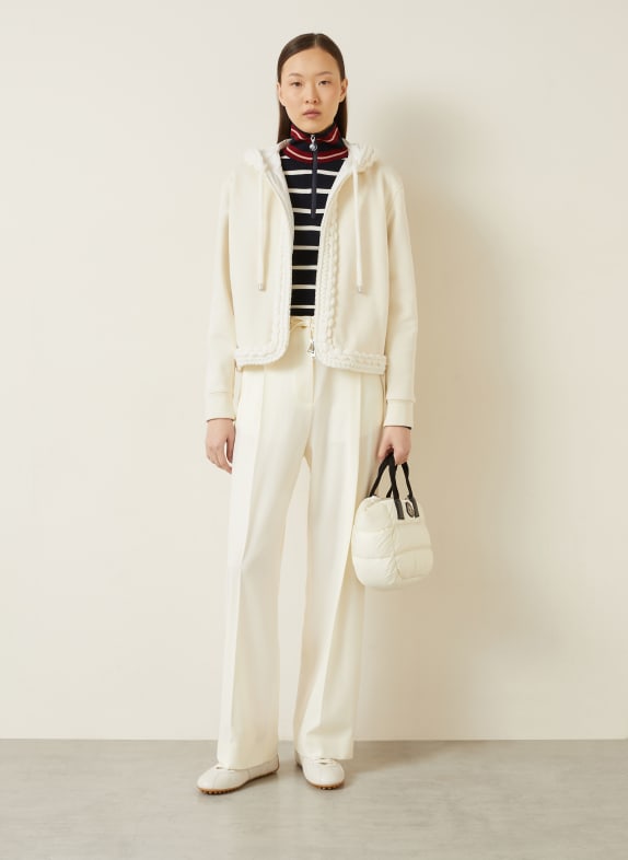 MONCLER sweatjack ECRU