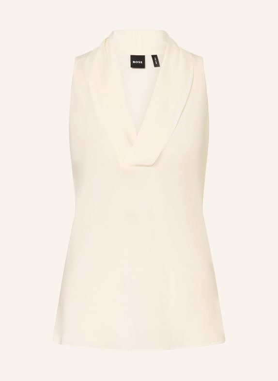 BOSS Blusentop BOLARU aus Seide ECRU
