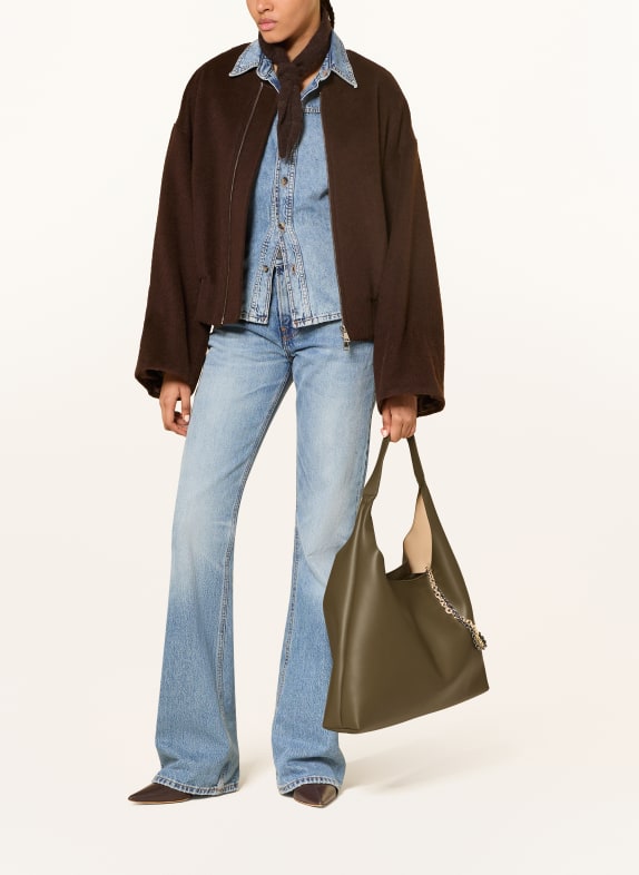 SEIDENFELT Tas LAINIO LARGE OLIJF / PLATINA / GOUD