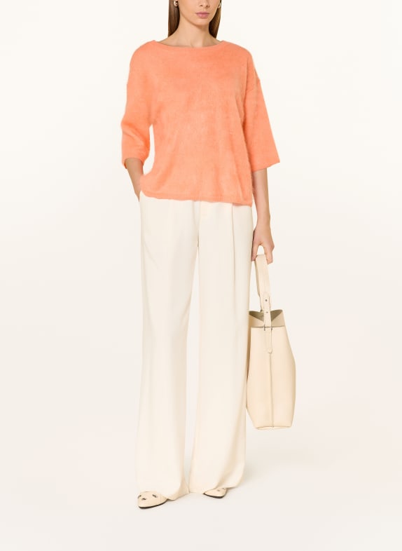 darling harbour Cashmere-Pullover mit 3/4-Arm APRICOT