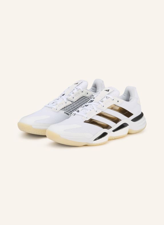 adidas Buty halowe STABIL 16 BIAŁY / CZARNY