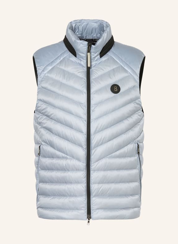 BOGNER Daunenweste LASSE HELLBLAU / SCHWARZ