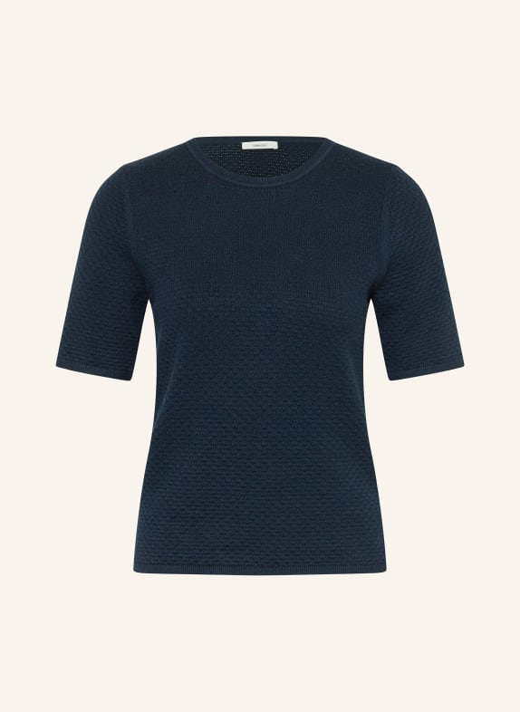 SELECTED Femme pletené tričko TMAVĚ MODRÁ