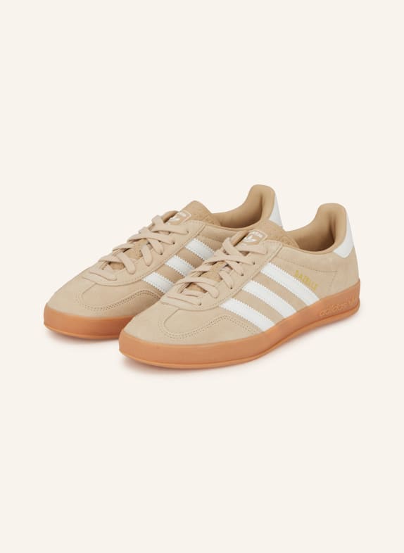 adidas Originals GAZELLE INDOOR sneaker BEIGE / WHITE