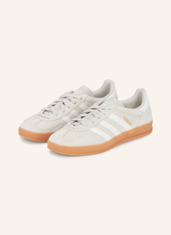 adidas Originals GAZELLE INDOOR sneaker LIGHT GRAY / WHITE