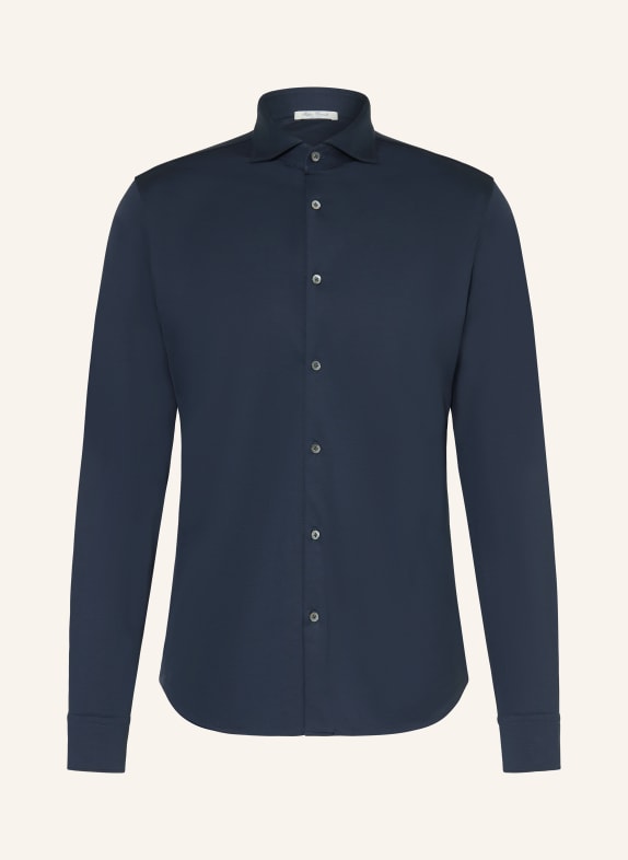 Stefan Brandt Jerseyhemd Slim Fit DUNKELBLAU