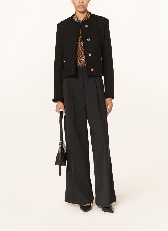 WEEKEND Max Mara Kastjas AGAMI van tweed ZWART