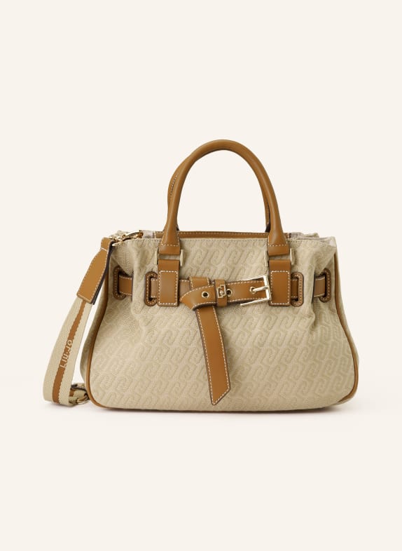 LIU JO Handtasche SMALL ECRU / HELLBRAUN