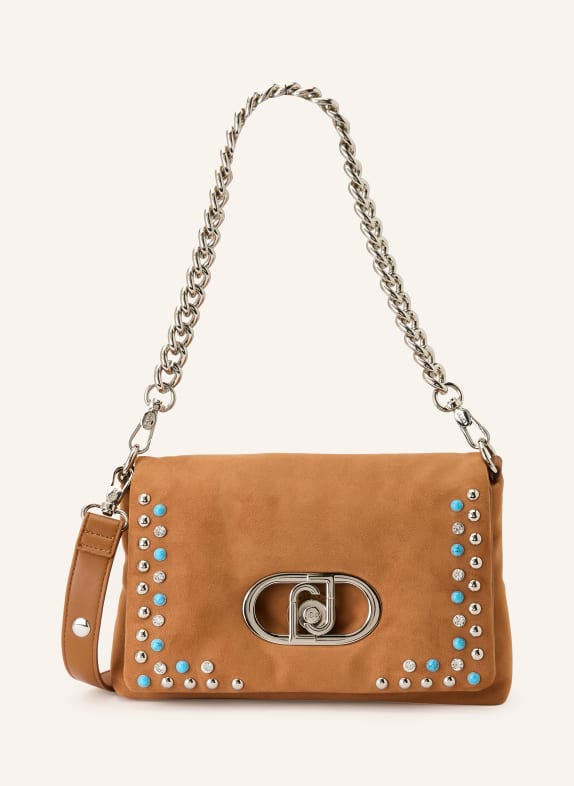 LIU JO taška přes rameno HNĚDÁ