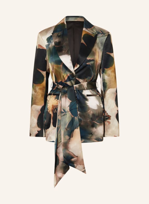 MALINA Satinblazer LIV DUNKELGRÜN / ECRU / HELLGRÜN