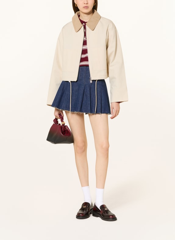 MRS & HUGS Kastjas met corduroy BEIGE