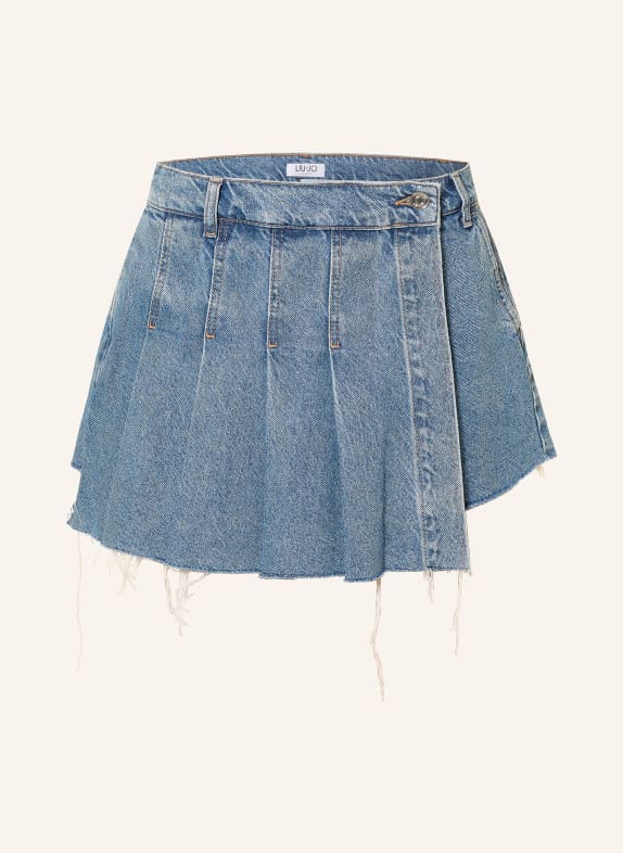 LIU JO Sukně s ozdobnými kameny 79001 Den.stbl strong pear