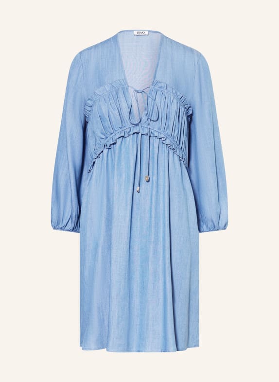 LIU JO Kleid in Jeansoptik HELLBLAU