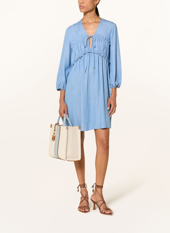 LIU JO Kleid in Jeansoptik HELLBLAU