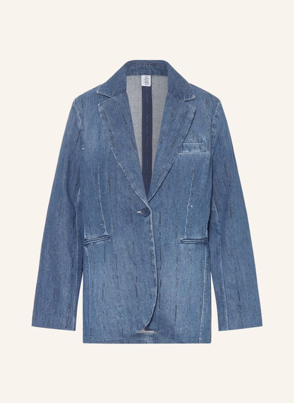 LIU JO Jeansblazer mit Schmucksteinen BLAU