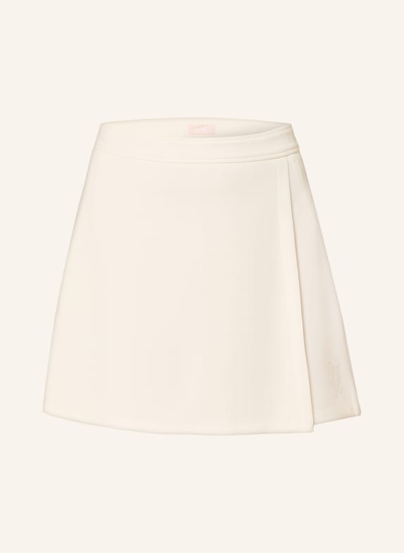 LIU JO Skort aus Jersey mit Schmucksteinen CREME