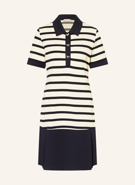 LIU JO Polokleid DUNKELBLAU / CREME