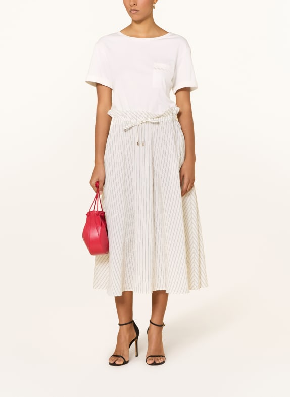 LIU JO Robe en mélange de matières CRÈME