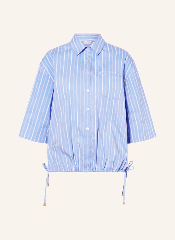 LIU JO shirt blouse LIGHT BLUE / BLUE / WHITE