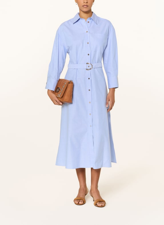 LIU JO Hemdblusenkleid HELLBLAU