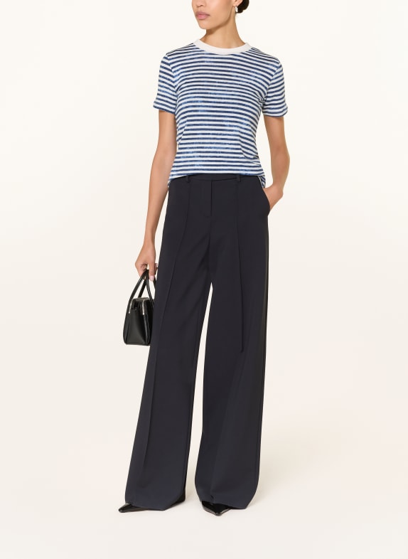 Stefan Brandt Tricou din in ALBASTRU / CREM