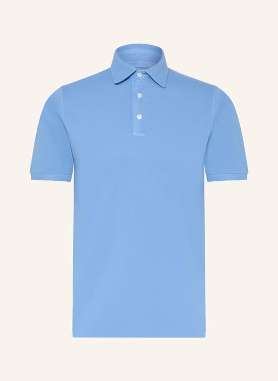 FEDELI Piqué-Poloshirt NORTH BLAU