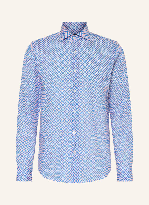 FEDELI Hemd SEAN Regular Fit BLAU / LACHS