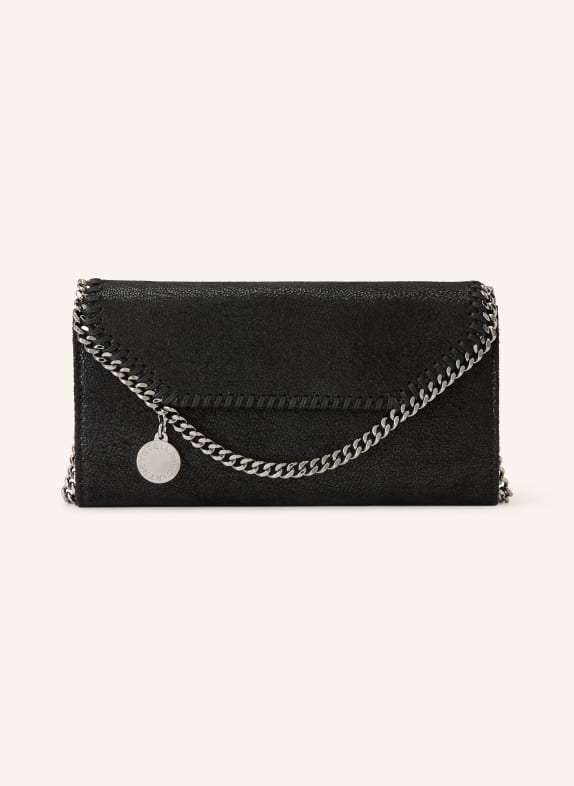STELLA McCARTNEY Geldbörse FALABELLA zum Umhängen SCHWARZ / SILBER