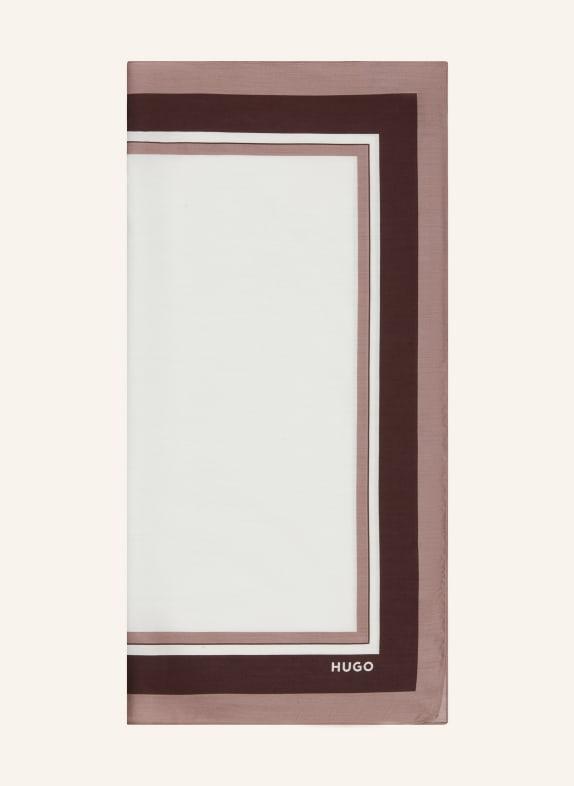 HUGO Tuch BRAUN / TAUPE / WEISS
