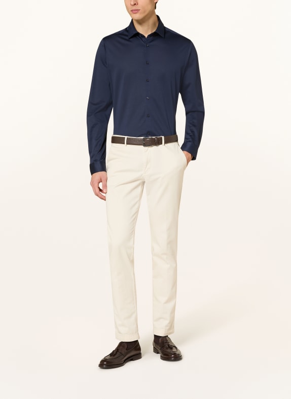 PAUL Jersey shirt Shaped Fit DONKERBLAUW