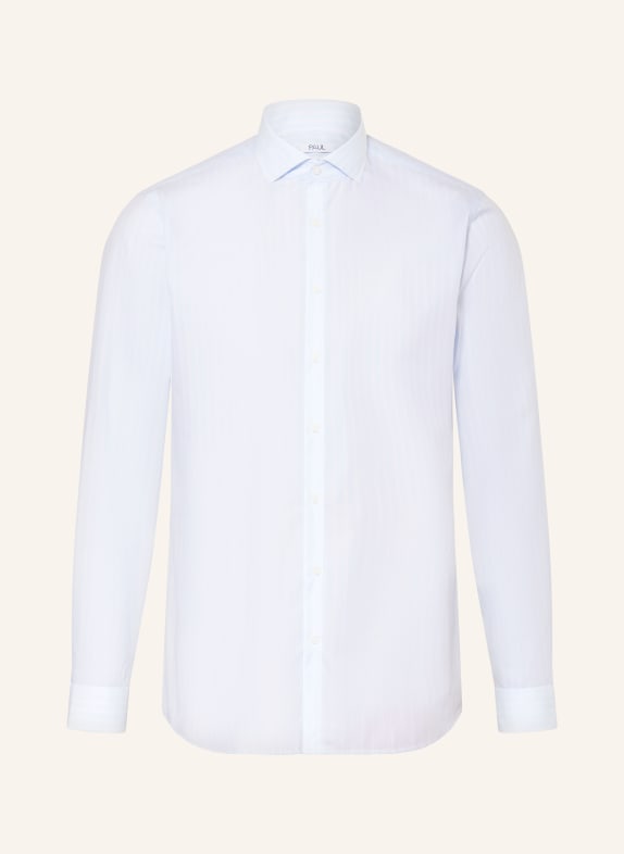 PAUL Hemd Shaped Fit HELLBLAU / WEISS