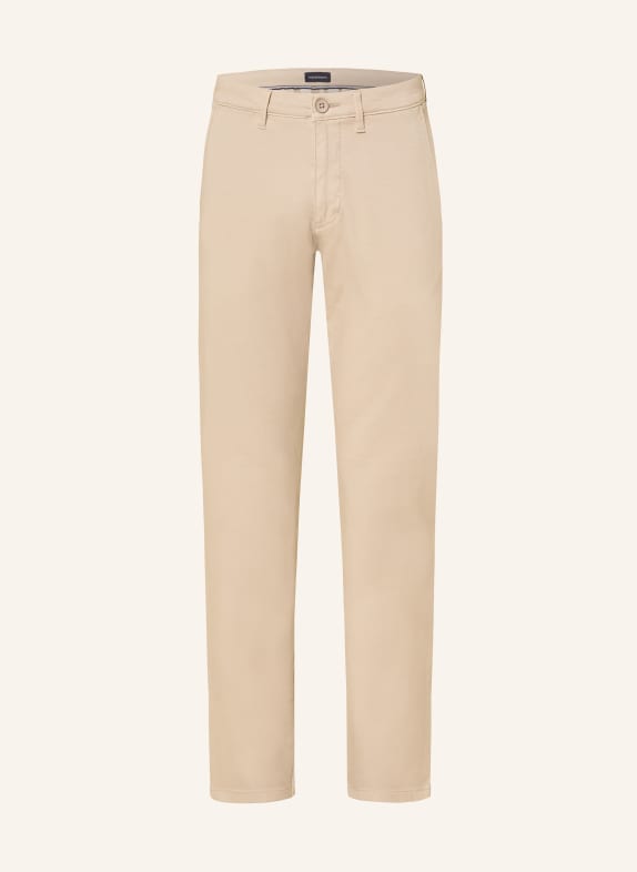 STROKESMAN'S Piqué-Chino Slim Fit BEIGE