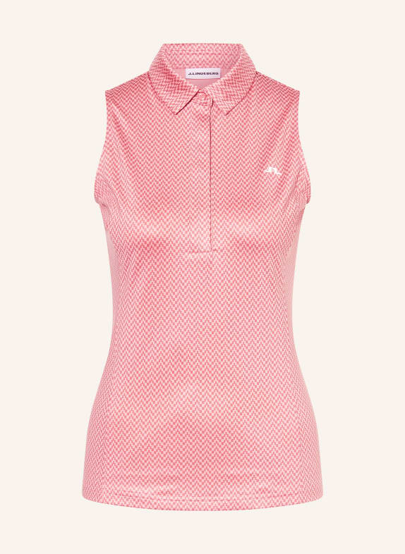 J.LINDEBERG Funktions-Poloshirt HELLROT