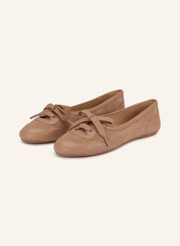 Gianvito Rossi Baleríny VAULT HNĚDÁ