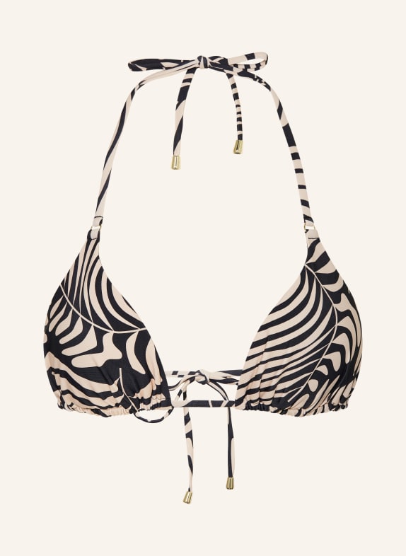 darling harbour Triangel-Bikini-Top 14 CREME-SCHWARZ