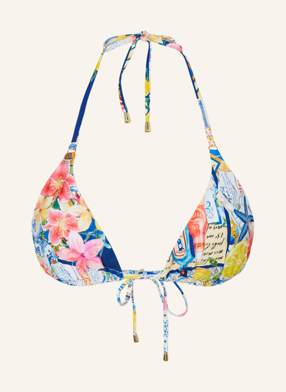 darling harbour Triangel-Bikini-Top 54 BLAUGELB