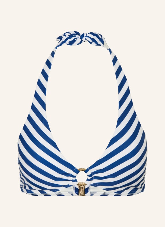 darling harbour Górna część bikini z wiązaniem na szyi 51 BLAUWEISS