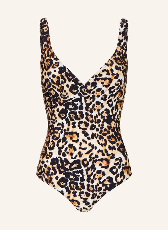 darling harbour Badeanzug 19 SCHWARZ-BEIGE