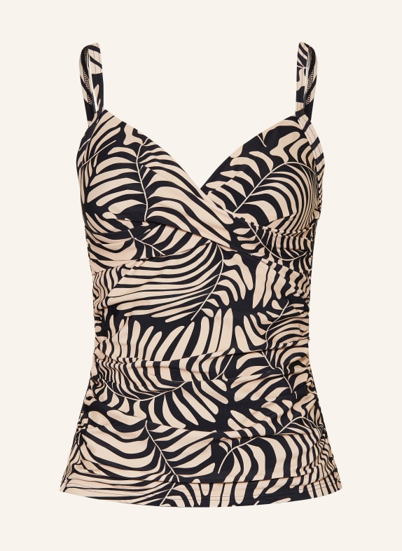 darling harbour Tankini-Top 14 CREME-SCHWARZ
