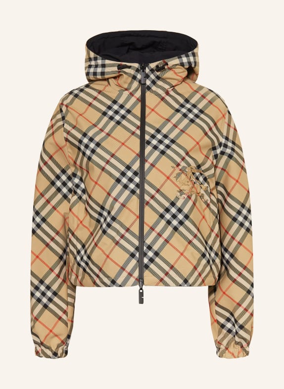 BURBERRY Kurtka dwustronna CAMELOWY / CZERWONY / CZARNY