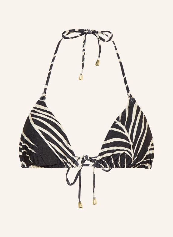 MRS & HUGS Triangel-Bikini-Top SCHWARZ / CREME