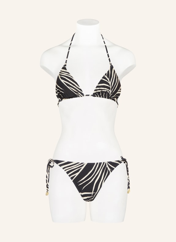 MRS & HUGS Triangel bikinibroekje ZWART / CRÈME