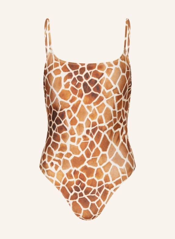 MRS & HUGS swimsuit LIGHT BROWN / CREAM