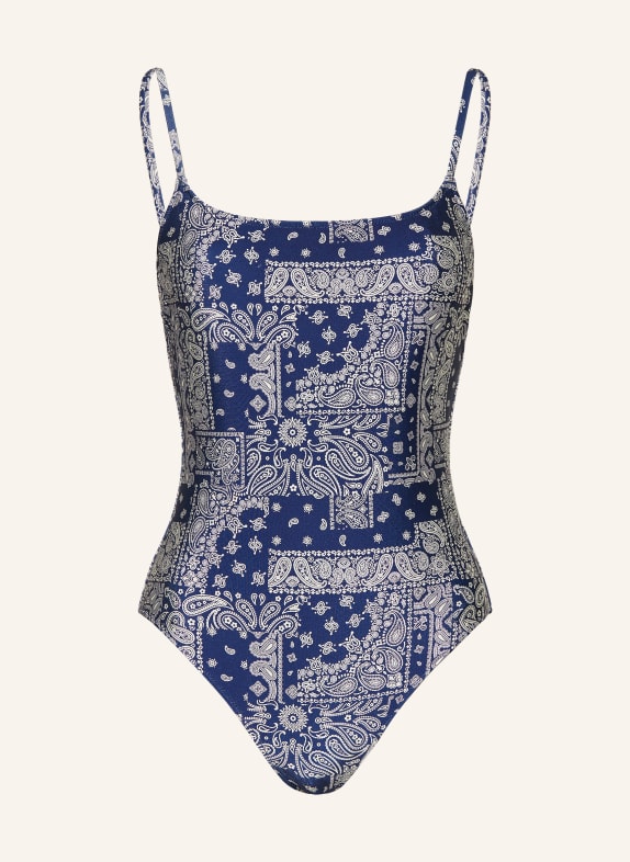 MRS & HUGS kostium kąpielowy GRANATOWY / KREMOWY