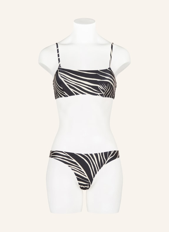 MRS & HUGS Bustier-bikinitop ZWART / CRÈME