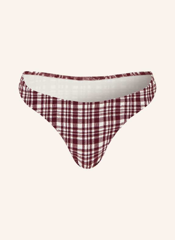 MRS & HUGS Brazylijskie figi bikini FIOLETOWY / BIAŁY