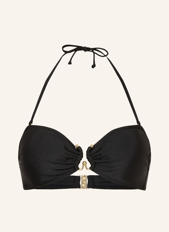 MRS & HUGS Bandeau-Bikini-Top SCHWARZ