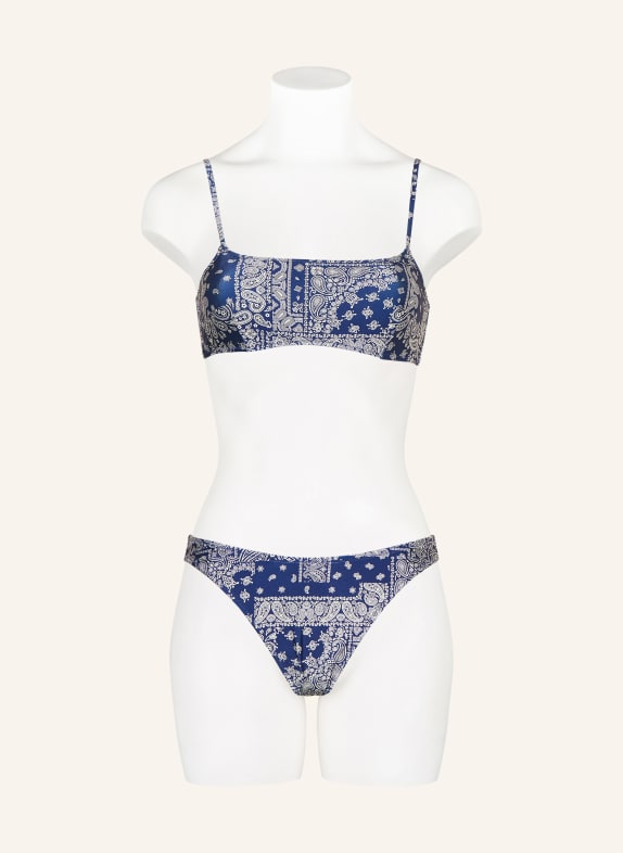 MRS & HUGS Braziliaanse bikinibroekje DONKERBLAUW / CRÈME