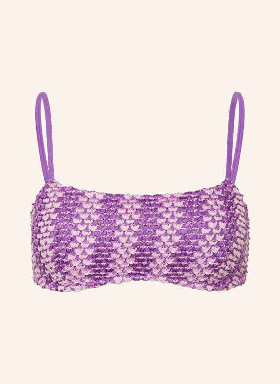 MRS & HUGS Gorsetowy top bikini LILA / JASNOFIOLETOWY
